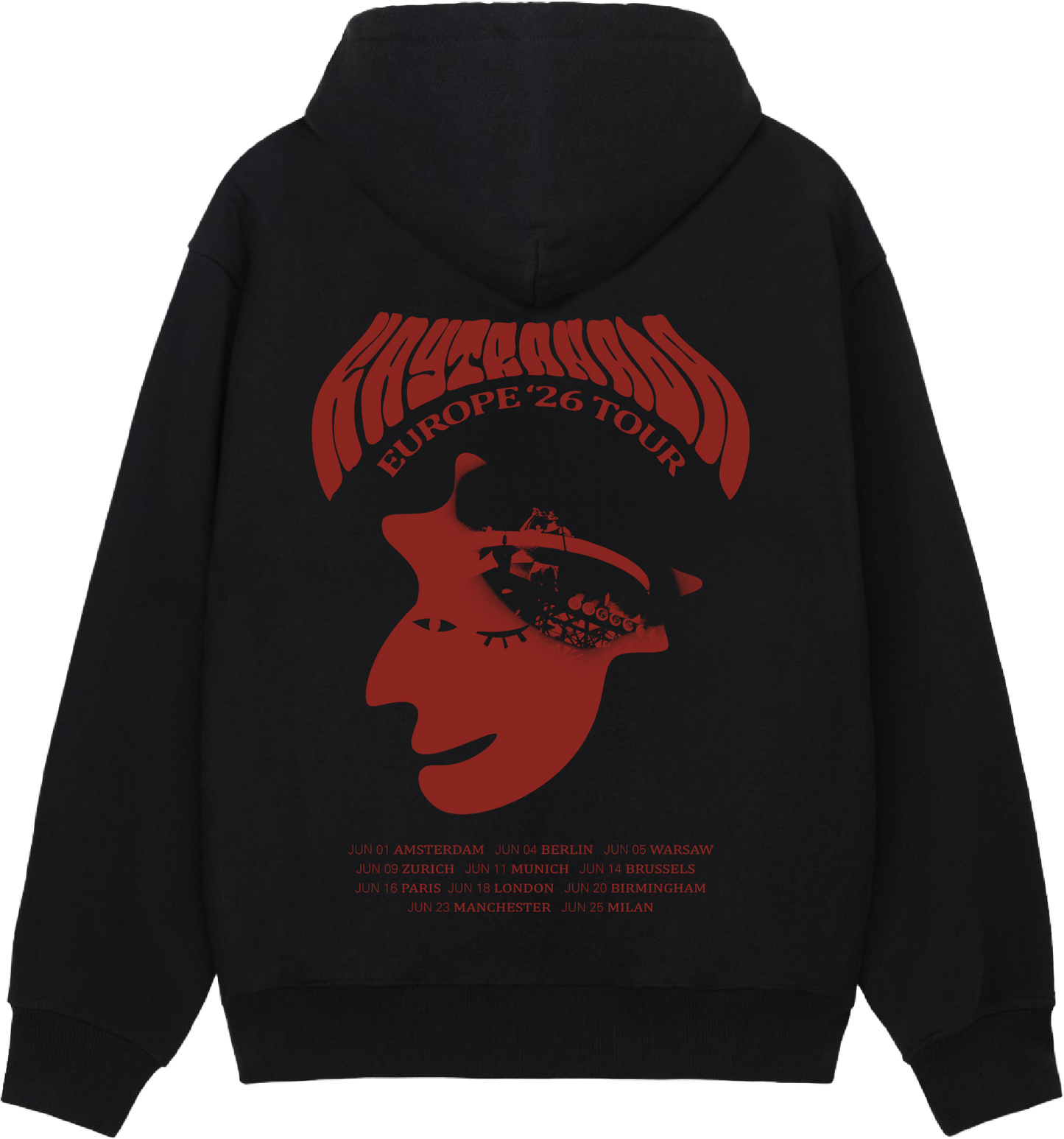 Kaytranada Europe '26 Tour Zip Hoodie