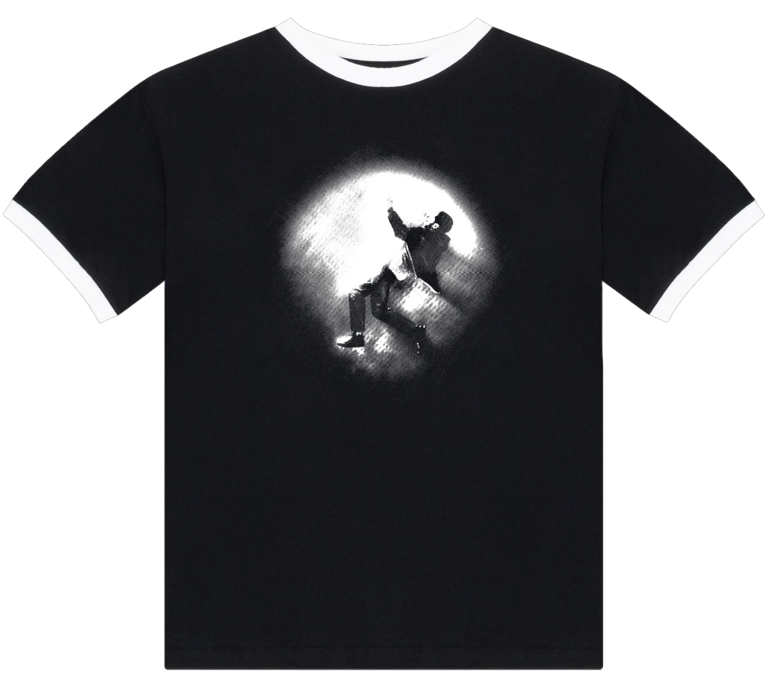 ★LMOOD★ Calligraphic Ringer T-Shirt Black Roland Music Department Logo T-shirt - Black, Large | Sweetwater